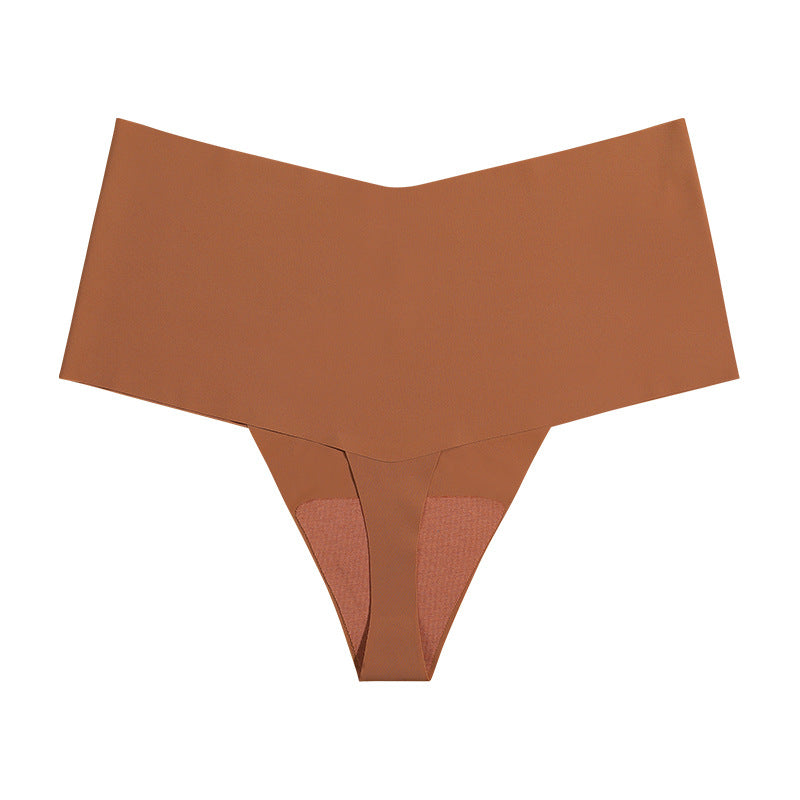 6-Pack Cooling Ice Silk Panties – Seamless High-Waisted Thongs