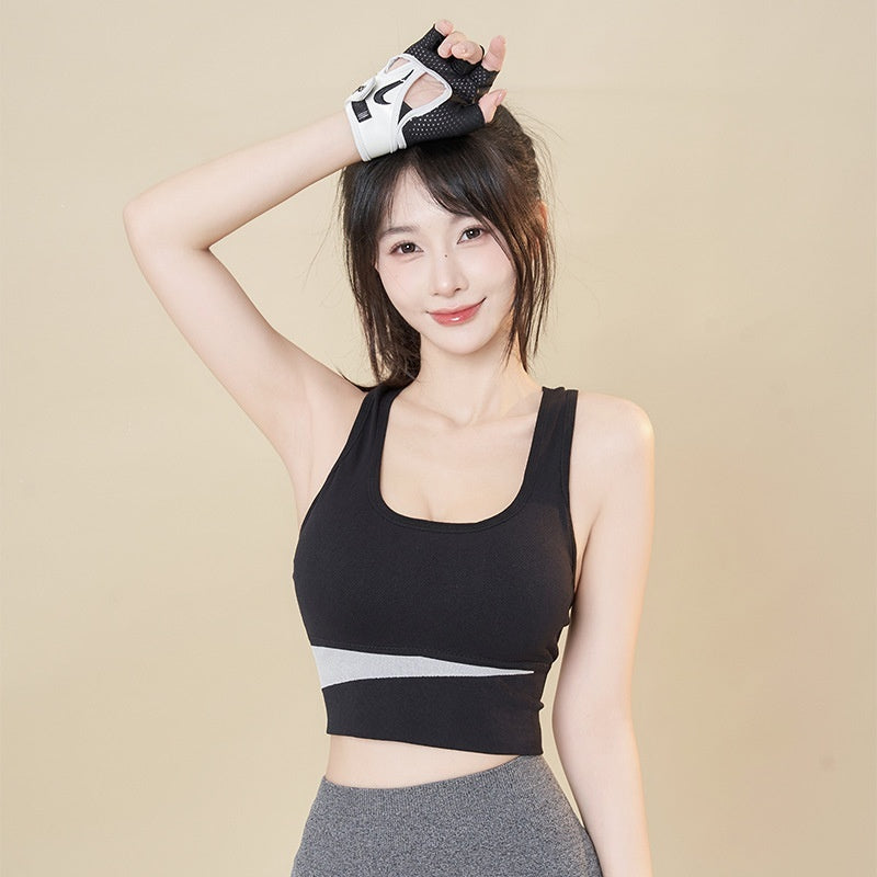 3-Pack High-Impact Sports Bras – Shock-Resistant Seamless Tops