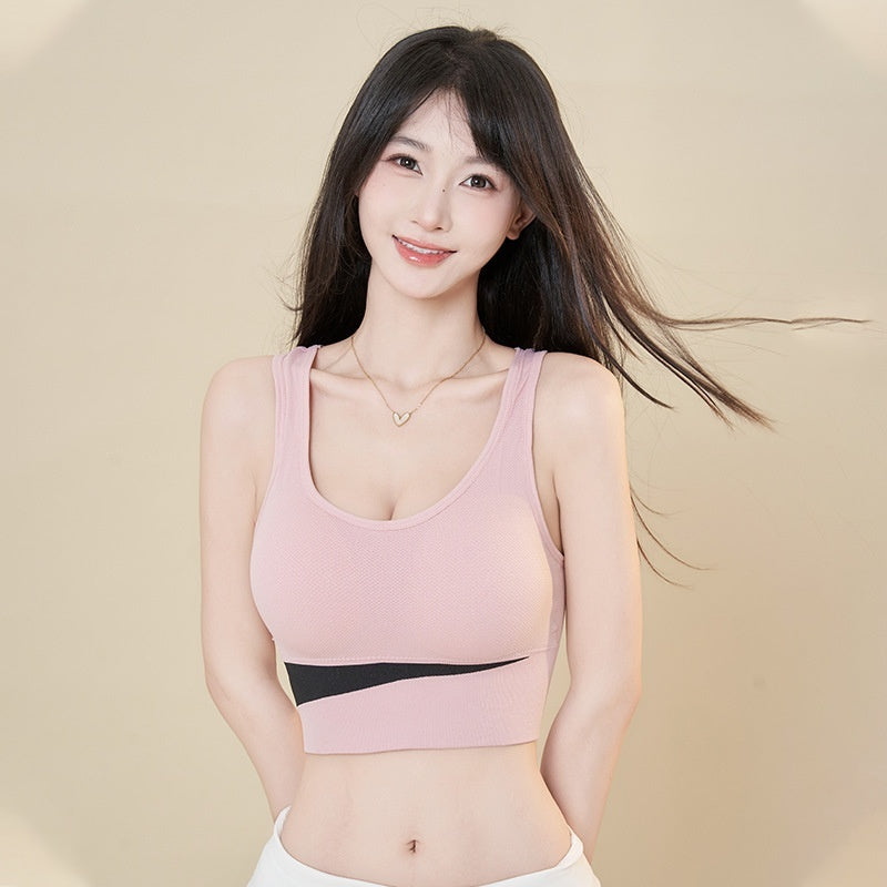 3-Pack High-Impact Sports Bras – Shock-Resistant Seamless Tops