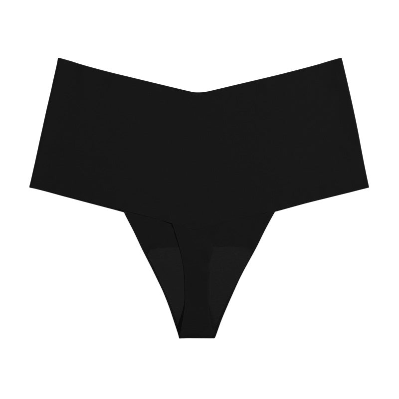 6-Pack Cooling Ice Silk Panties – Seamless High-Waisted Thongs