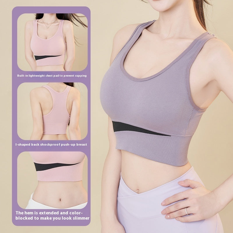 3-Pack High-Impact Sports Bras – Shock-Resistant Seamless Tops