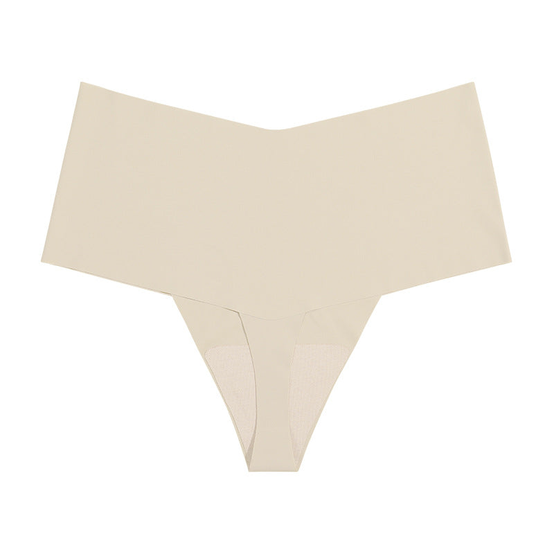 6-Pack Cooling Ice Silk Panties – Seamless High-Waisted Thongs
